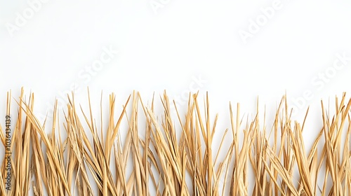 Straw Border Background