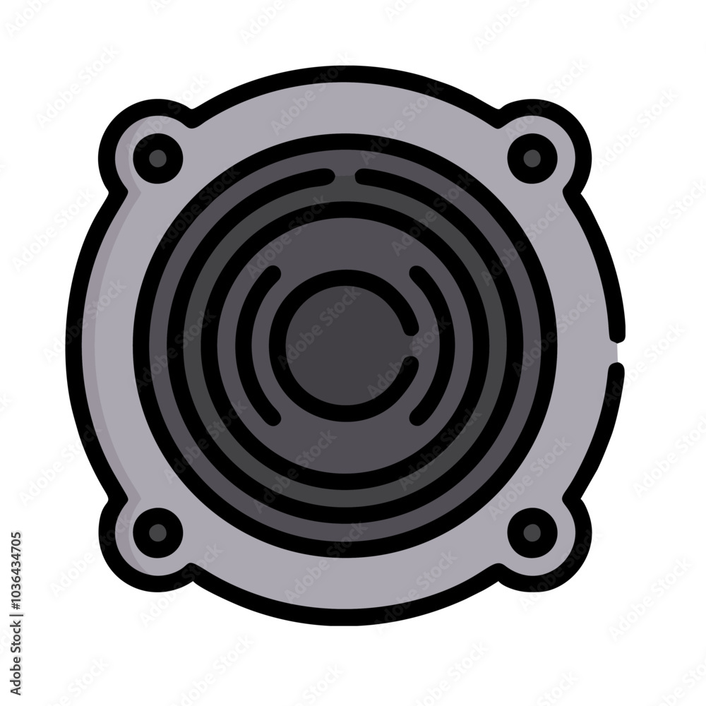 speaker isolated on white background speaker isolated on white background