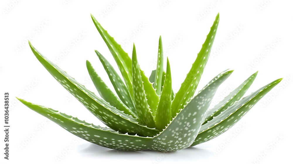 Fototapeta premium Closeup of Fresh Aloe Vera Plant