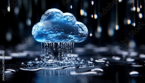 Frozen Droplets from the Cloud