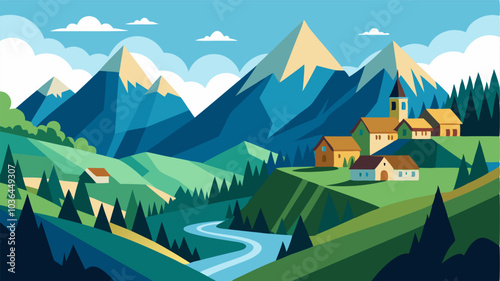 With a backdrop of majestic mountain ranges this village is a haven for outdoor enthusiasts offering countless opportunities for hiking skiing and other activities.