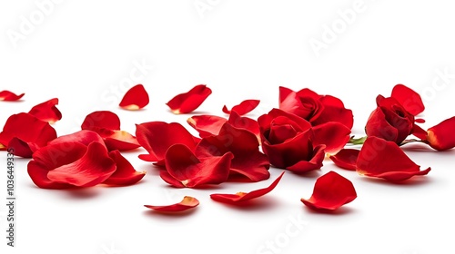 Falling Rose Petals