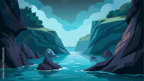 Tucked away between rugged cliffs and rocky outcroppings lies a secluded cove a secret paradise for those in search of solitude.