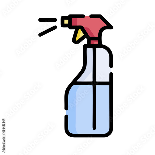 spray bottle vector