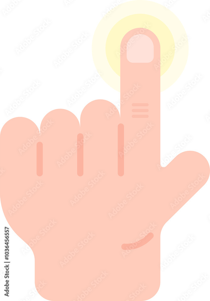 Obraz premium finger point click hands gesture tap