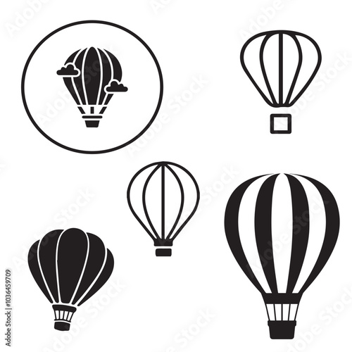 Hot Air Balloon vector design