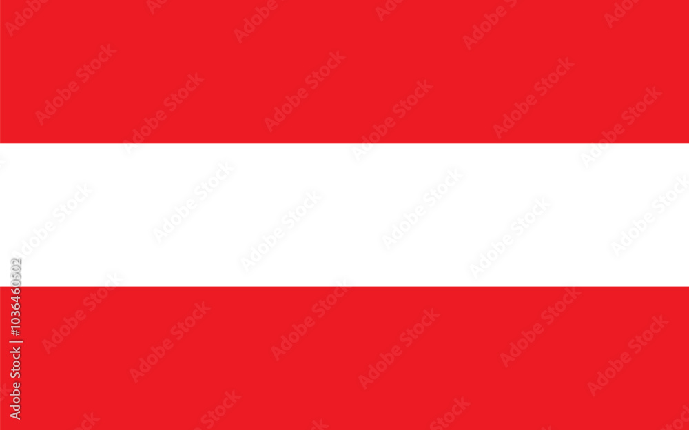 Vector flag of Austria. Austrian country national flag banner vector illustration. Vector flag of Austria. Austrian country national flag banner vector illustration.