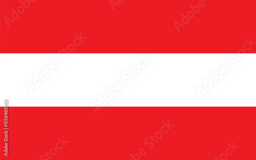 Free Download Vector flag of Austria. Austrian country national flag banner vector illustration. - GFXLoad