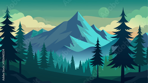 Towering pines and firs create a green blanket over the mountain forest providing a tranquil escape from the hustle and bustle of everyday life.