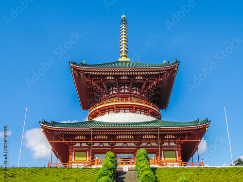 【千葉県】成田山新勝寺の平和大塔 photo