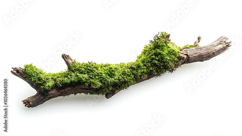 A Close Up of a Mossy Twig