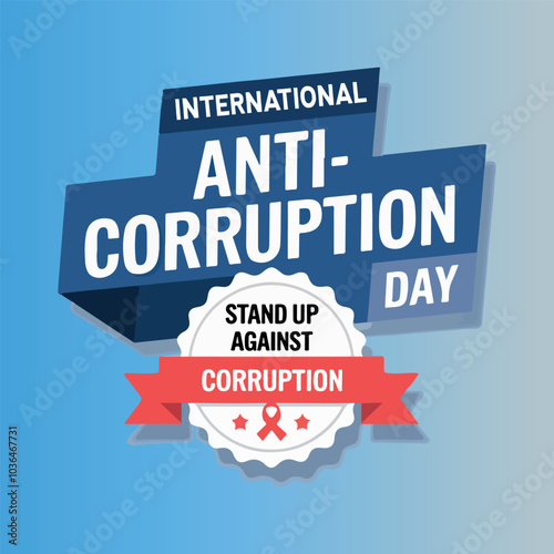 International anti corruption day December, banner,Poster concept