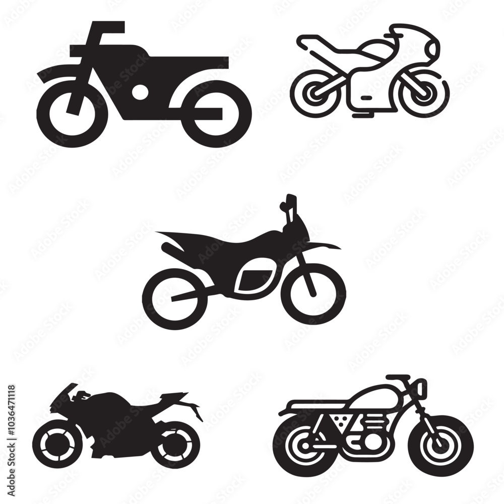 Obraz premium Motorbike vector design 