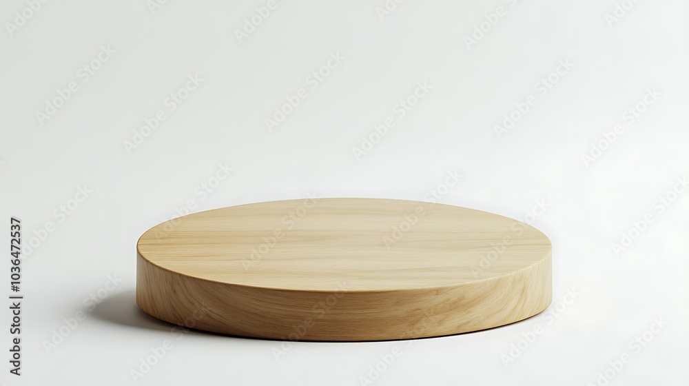 Round Wooden Platform Round Wooden Platform