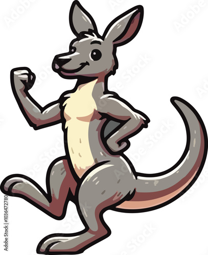 Create A Kangaroo Vector Design 