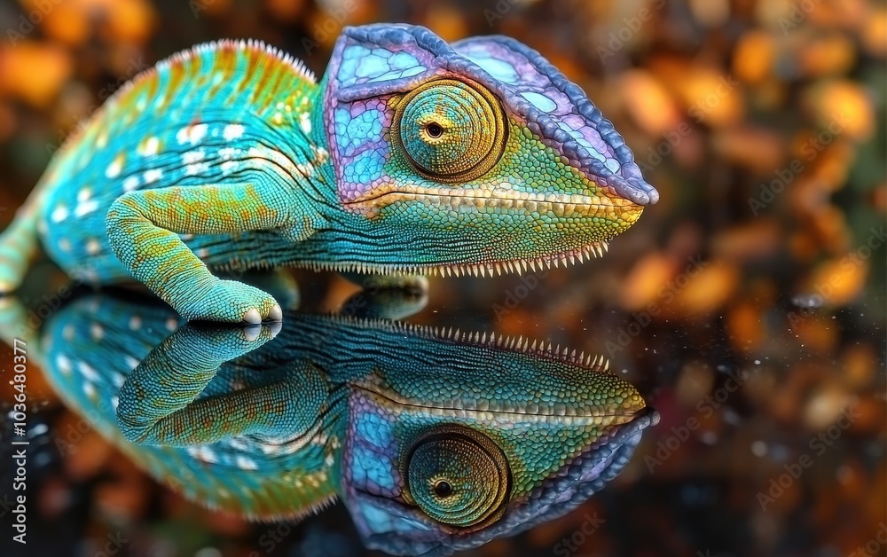 Fototapeta premium chameleon