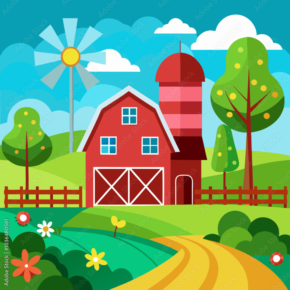 Fototapeta premium house in the countryside