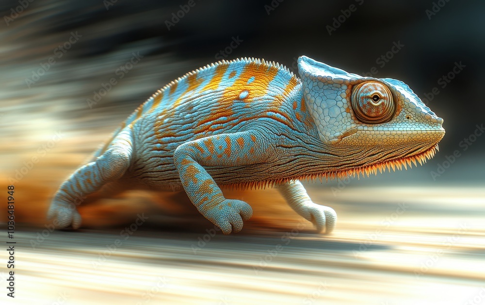 Obraz premium chameleon