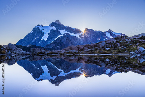 Mount Shuksan reflection photo