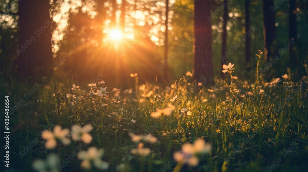 Naklejka premium Consider the impact of nature on your happiness.