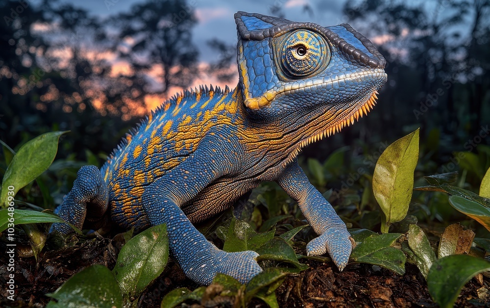 Fototapeta premium chameleon