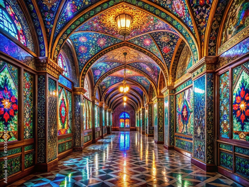 Abalone Shell Gothic Hallway - Beach Themed Architecture Abalone Shell Gothic Hallway - Beach Themed Architecture