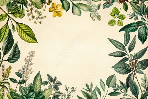 Green Leaves: A Simple and Elegant Pattern of Light Green Leaves