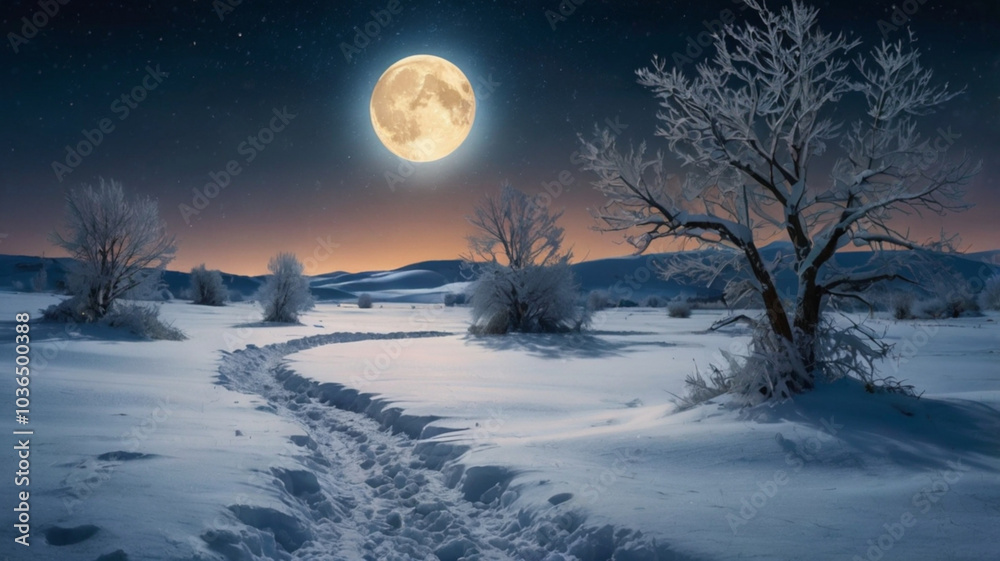 A breathtaking view of snow-laden mountains under a starlit sky, with the moon casting a silvery glow over the landscape, evoking a sense of wonder and tranquility. A breathtaking view of snow-laden mountains under a starlit sky, with the moon casting a silvery glow over the landscape, evoking a sense of wonder and tranquility.