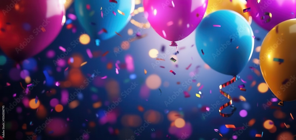 Colorful party scene with glowing lights Colorful party scene with glowing lights