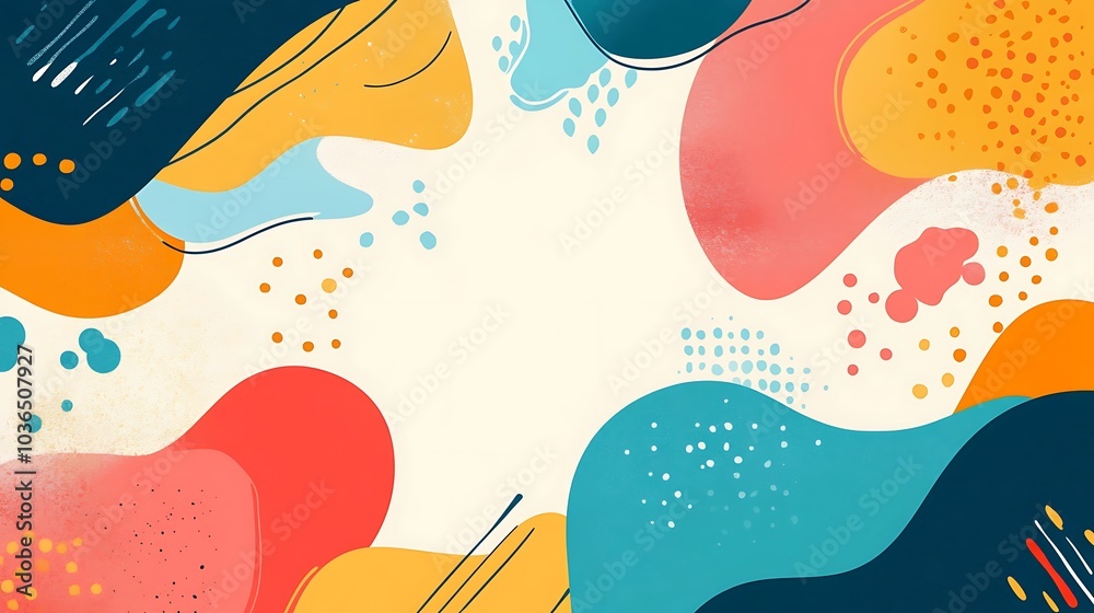 Fototapeta premium Abstract Watercolor Background with Pastel Colors