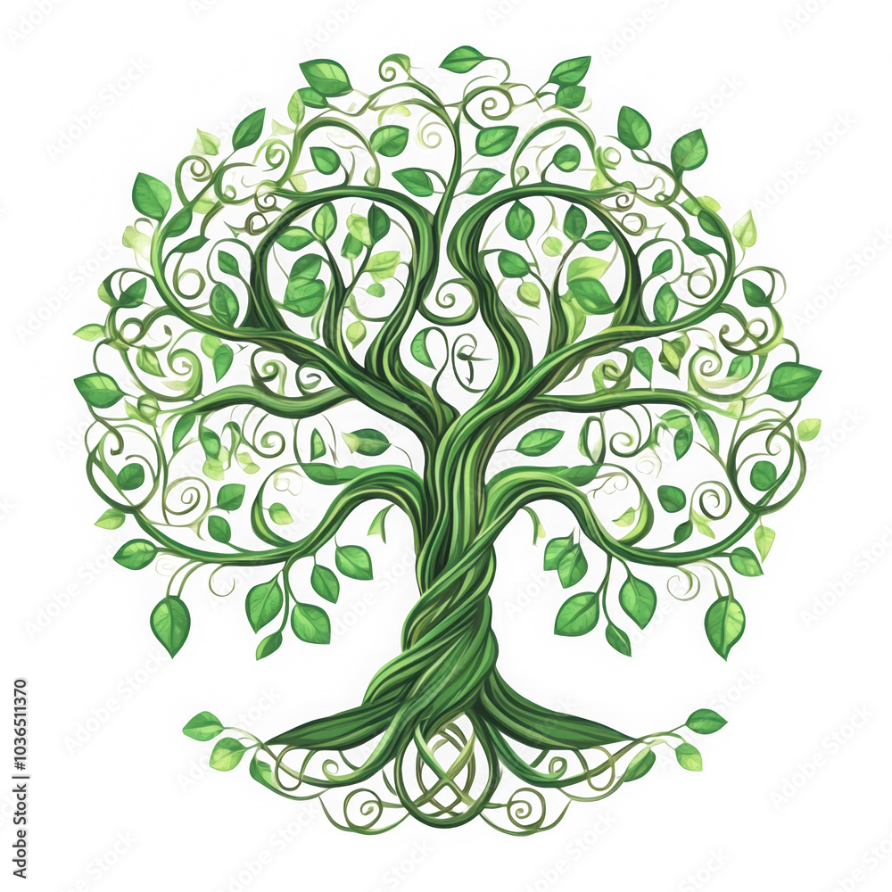 Celtic Tree of Life: A vibrant, intricately designed Celtic Tree of Life with swirling branches and roots, symbolizing growth, interconnectedness, and the cycle of life. Celtic Tree of Life: A vibrant, intricately designed Celtic Tree of Life with swirling branches and roots, symbolizing growth, interconnectedness, and the cycle of life.