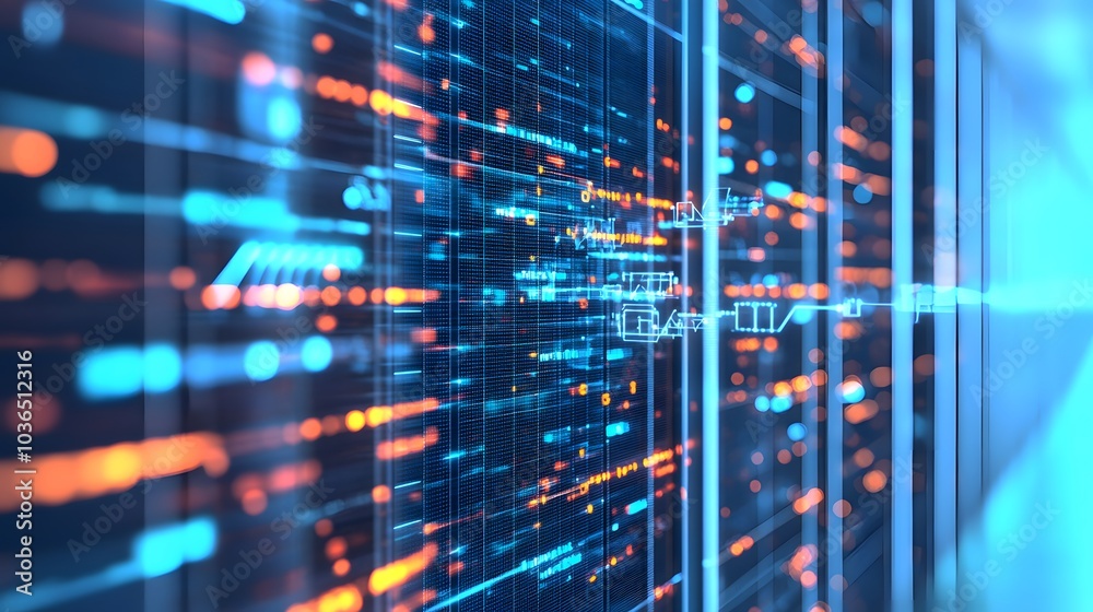 Big data connection technology concept. Big data connection technology concept.