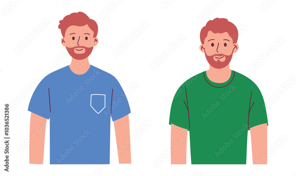 Young Man with Stylish Beard Young Man with Stylish Beard