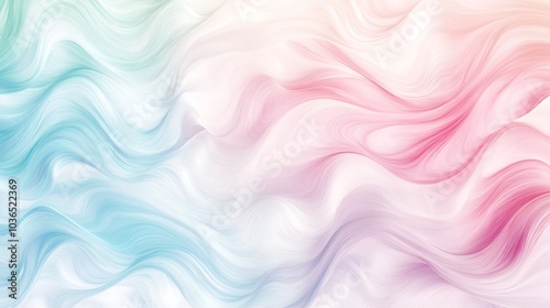 Soft ombre in pastel colors with wavy patterns for beauty-themed graphics