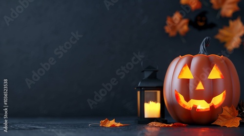 Seasonal Halloween décor with an air of mystery and Gothicism photo