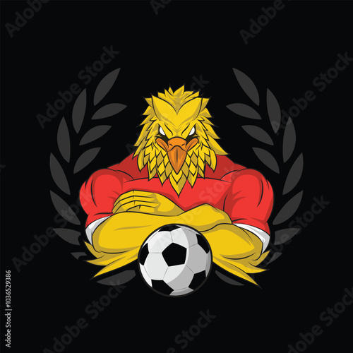 Ultras garuda mascot vector