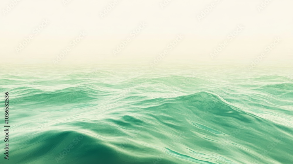 Obraz premium Sea Green Soft Background for Serene and Calming Designs