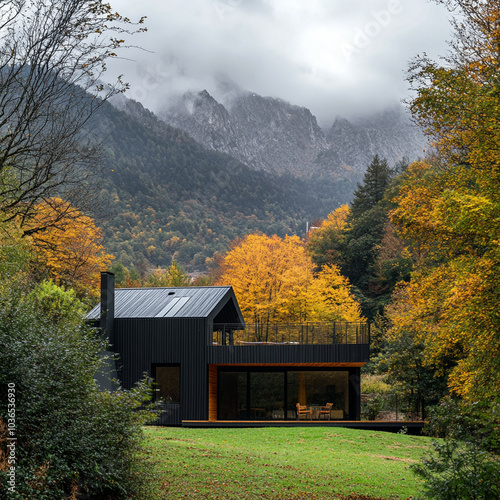 old house in the mountains