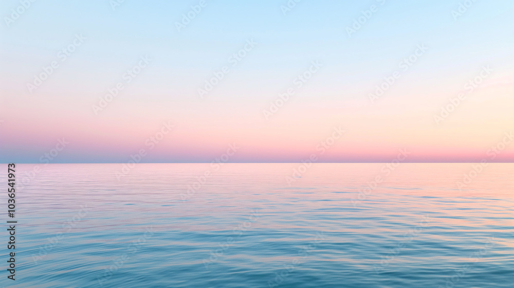 Fototapeta premium sunset on the sea wallpaper