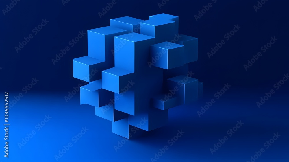 Obraz premium Abstract 3d rendering of a modern geometric background. Minimalistic design for poster, cover, branding, banner, placard