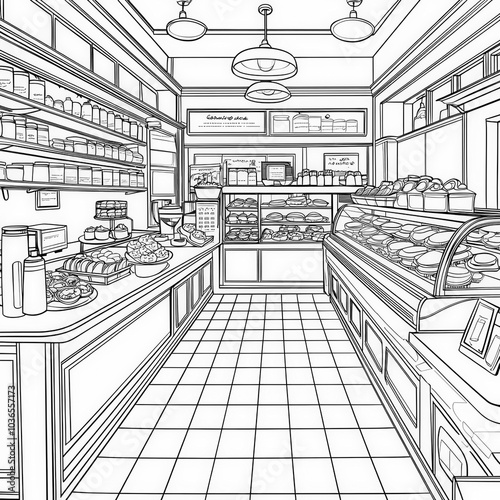 A cozy coffee shop filled w...