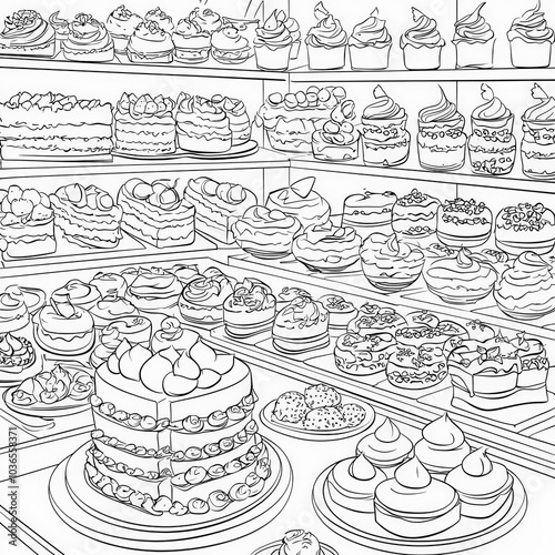 A magical cake shop filled ...