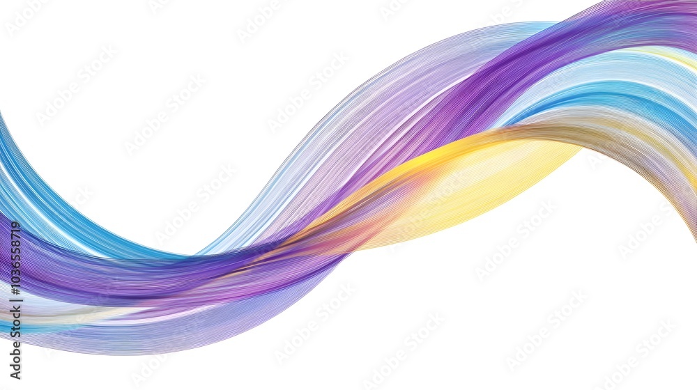 Abstract iridescent shape, 3d render Abstract iridescent shape, 3d render