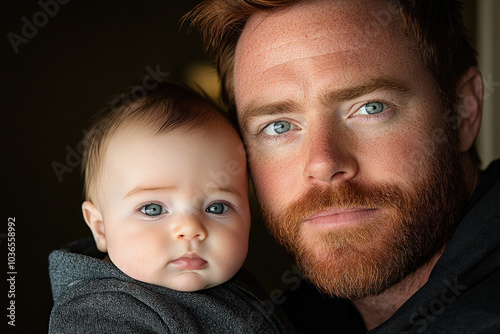 A Proud Father Holding His ...