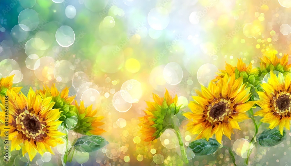 beautiful sunflower background beautiful sunflower background