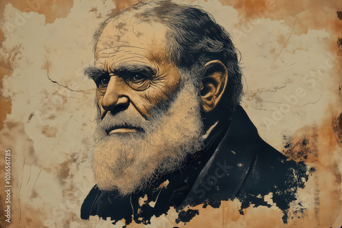 Obraz na płótnie Charles Robert Darwin