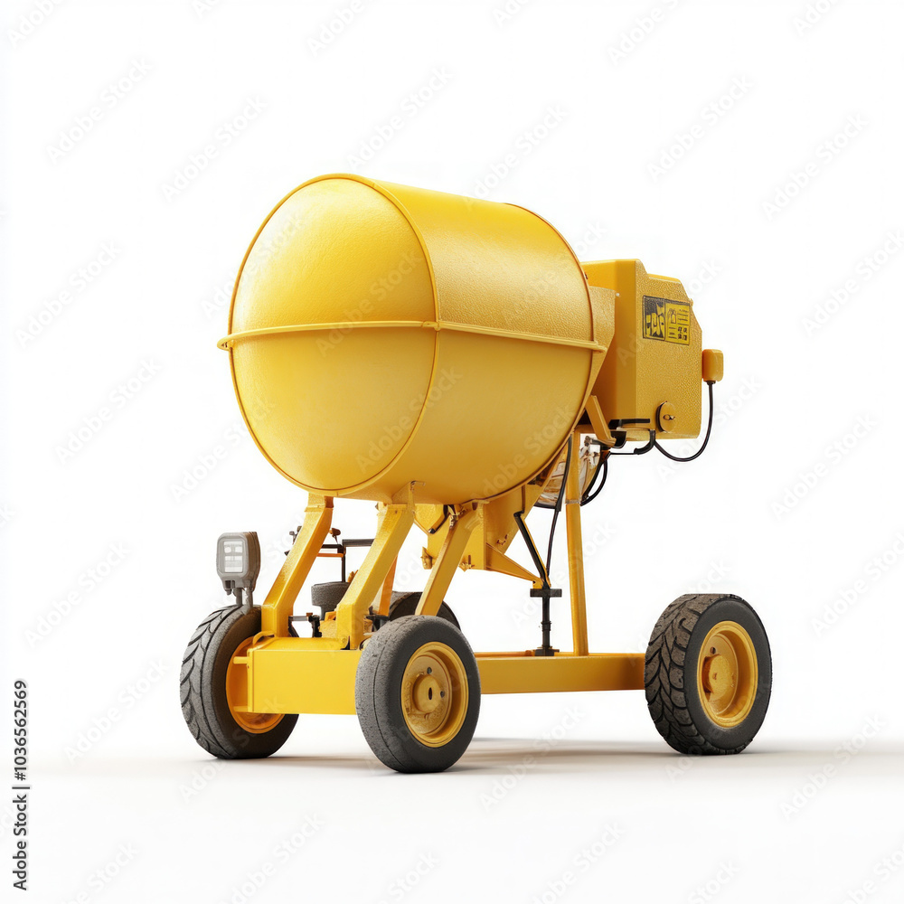 Concrete Mixer Isolated Concrete Mixer Isolated