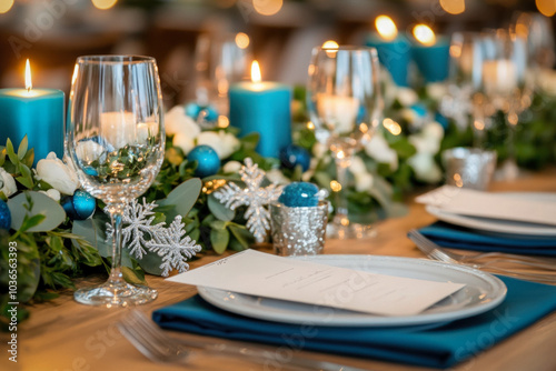 Festive Table Setting For A...