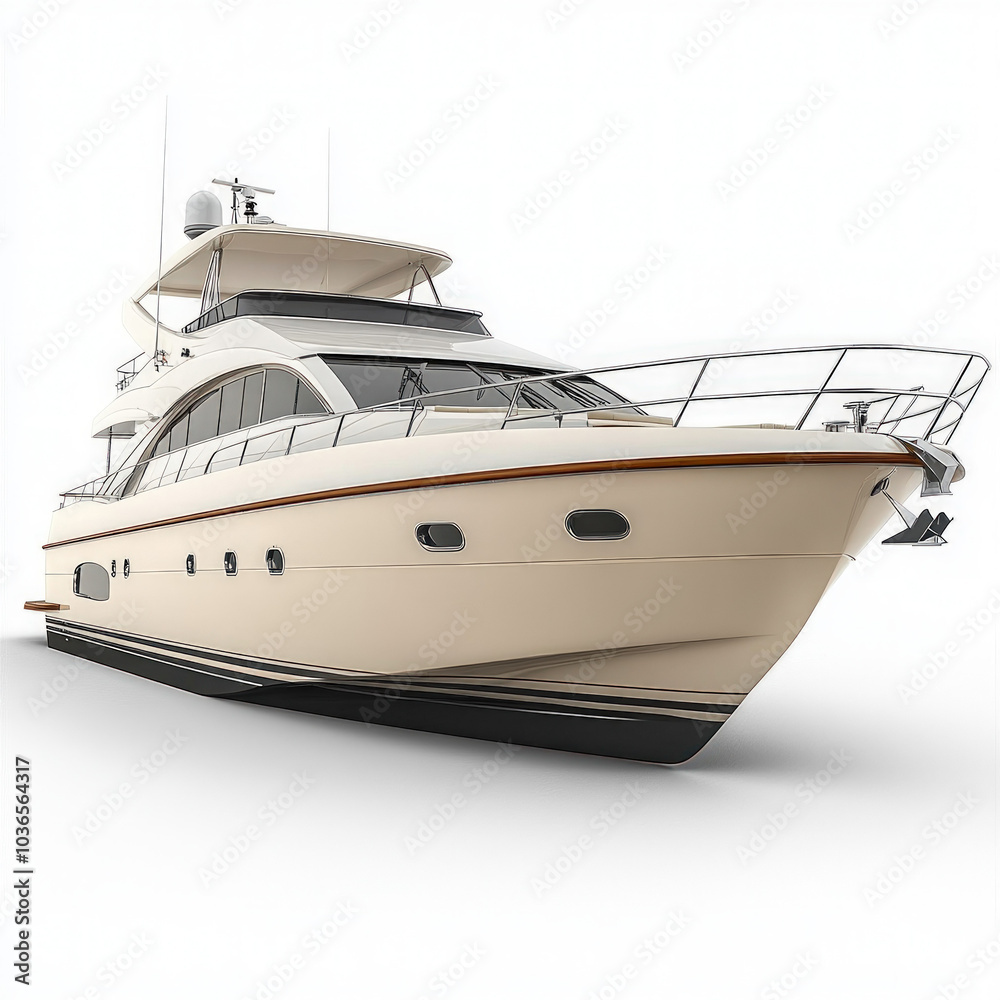 Luxury Yacht Isolated Luxury Yacht Isolated