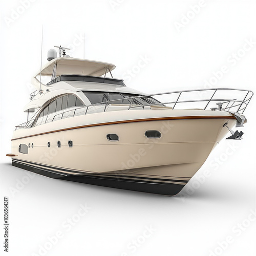 Luxury Yacht Isolated